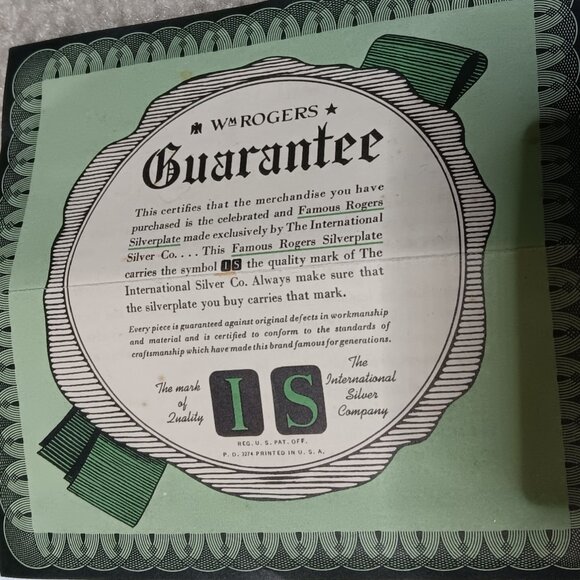 Wm Rogers Vintage Silverplate Flatware set - 1937 - Memory Hiawatha pattern - Picture 7 of 14